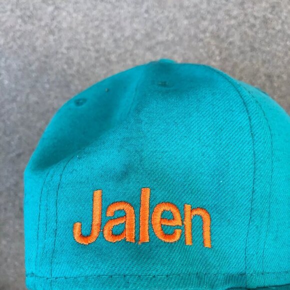 NEW ERA 59Fifty Miami Dolphins Fitted Hat Mens 7 1/4 Blue NFL Football Cap​​ - Picture 6 of 9